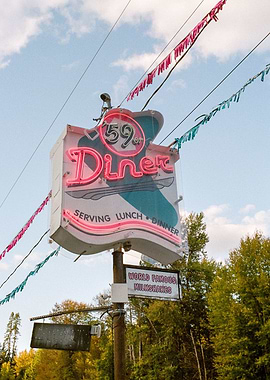 PNW Retro Diner Sign