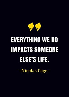 Nicolas Cage quote