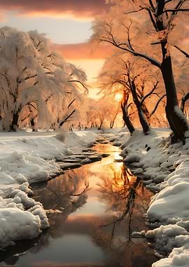 Winters Glow Frost Sun