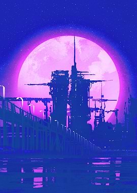 futuristic city cyberpunk