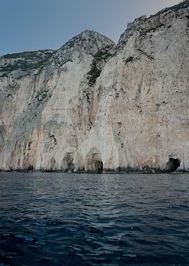 Cliff Face with Cave