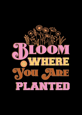 Motivational Quote Flower