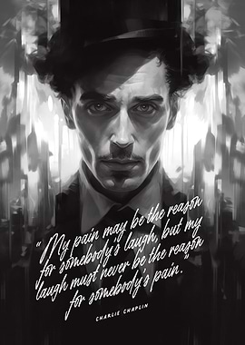 Charlie Chaplin Art Quote