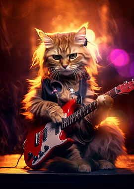 Pawsome Guitarist