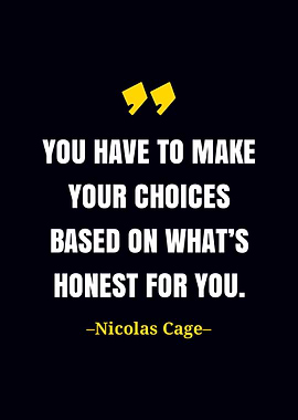 Nicolas Cage quote