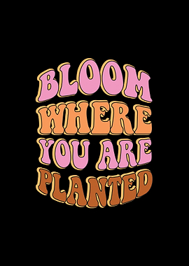 Motivational Quote Flower