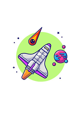 Space Shuttle Flying