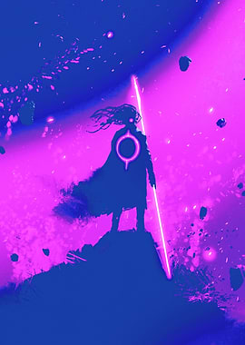 Man in Black Cape Cyber