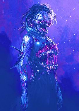 Creepy Zombie with Bloody