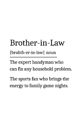 Brother In Law Definition