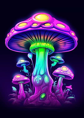 Magic Psychedelic Mushroom