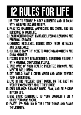 12 Rules For Life