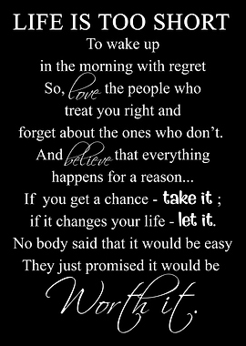 Life Is Too Short To Wake