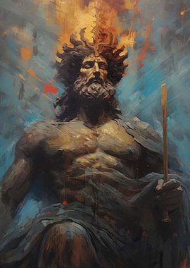 Zeus Oil Paint