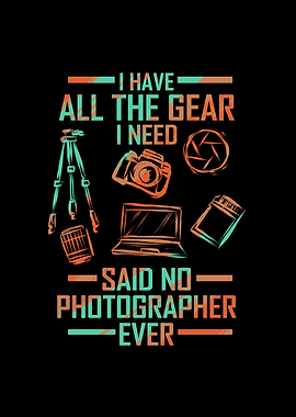Funny photographer gift