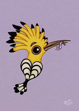 Hoopoe Cartoon
