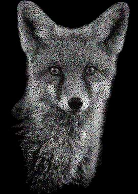 WOLF POINTILLIST