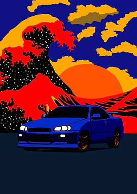 Nissan GTR art
