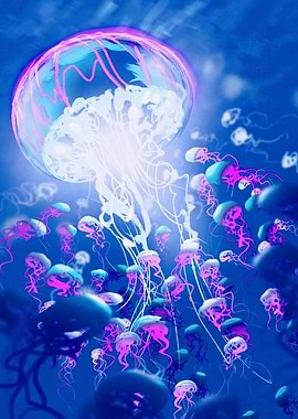 King Jellyfish and Crowd