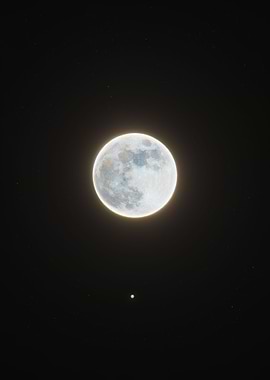The Moon and Jupiter