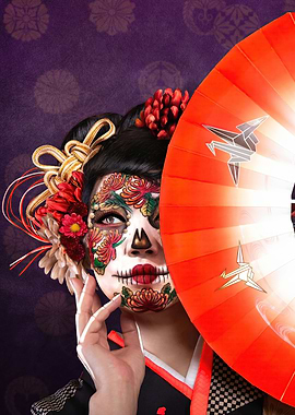 Japanese Catrina Portarit