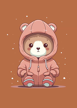 kawaii baby bear