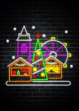 Merry Christmas Neon Light