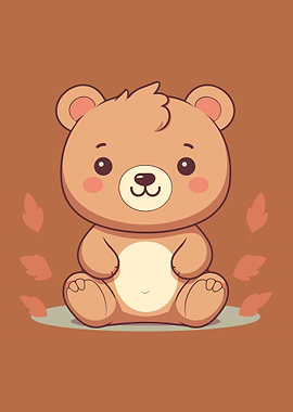 kawaii baby bear