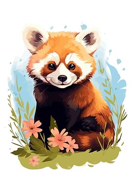 Cute Red Panda