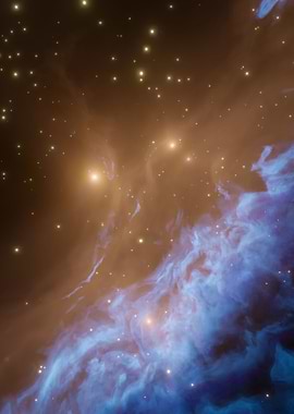 Blue Orange Nebula 1