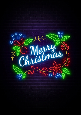 Merry Christmas Neon