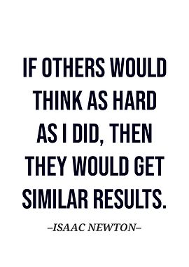 Issac Newton quote