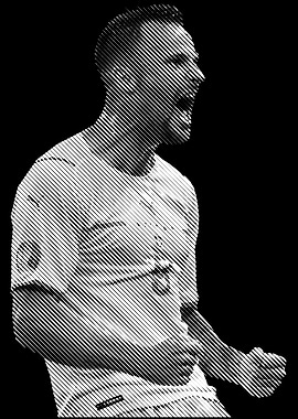 vintage football poster