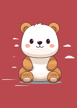 kawaii baby bear