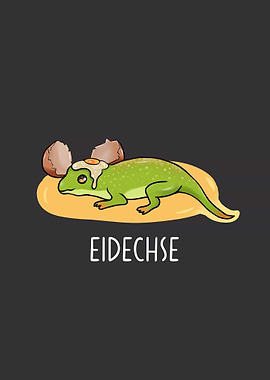 Funny Pun Eidechse Joke