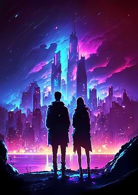 Synthetic Skyscape Lovers