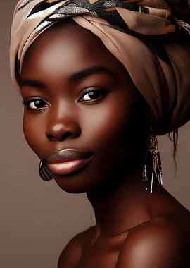 African Girl Portrait