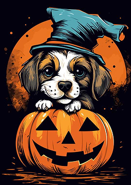 Cute Dog Halloween
