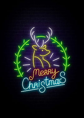 Merry Christmas Neon