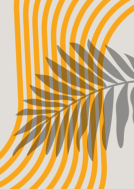 Geometric boho tropical