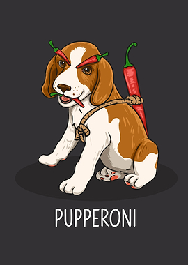 Funny Pun Pupperoni Joke