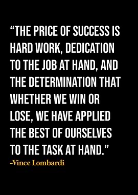 Vince Lombardi Quote
