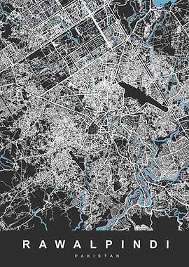 MAP RAWALPINDI PAKISTAN