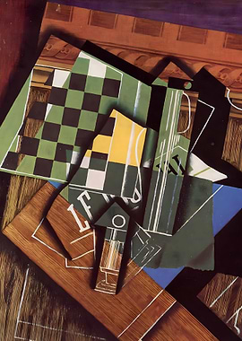 The abstract checkerboard