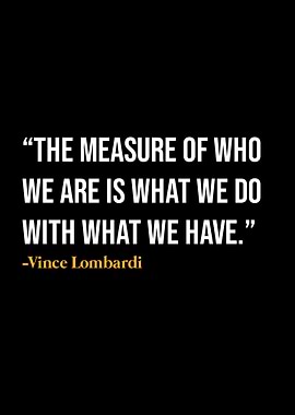 Vince Lombardi Quote