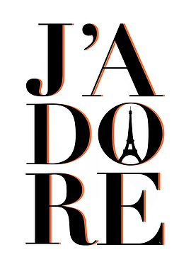 JAdore Paris Typography