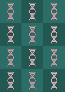 DNA Science Icons Pop Art