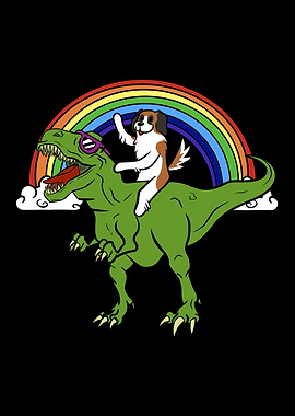 Saint Bernard T Rex