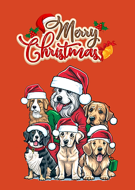 merry christmas dog