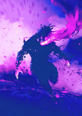 Gas Mask Man Cyberpunk